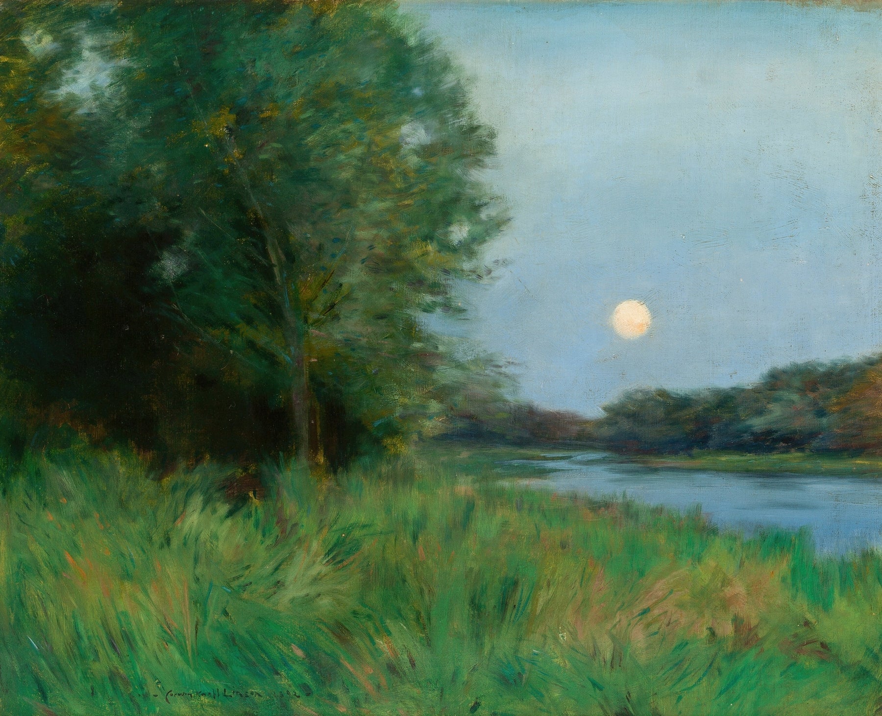 French Landscape at Sunrise (1892)