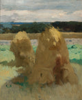 Rye sheaves in the field, study for the triptych ‘Bread’ (1908)