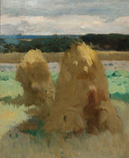 Rye sheaves in the field, study for the triptych ‘Bread’ (1908)