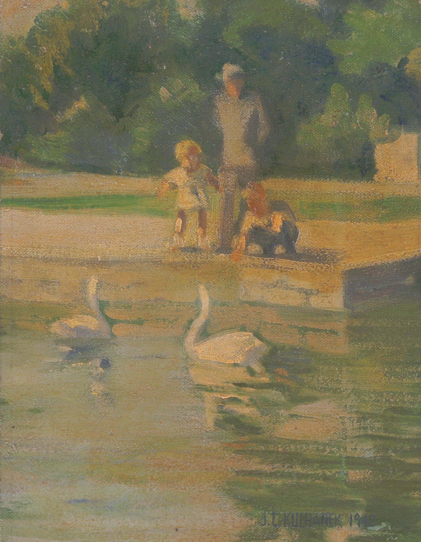 Waterfowl Lake Brookside Park (1942)