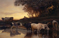 Cows at the Watering Place (1868)