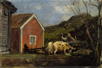 Pigs in Moonlight (1880)