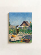 A Gardener in a Late Summer Garden