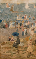 Beach Scene, North Shore (circa 1896-97)