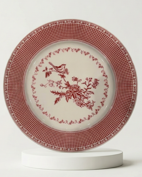 Homestead Red Dinner Plates | set of 4 – MK Home & Art