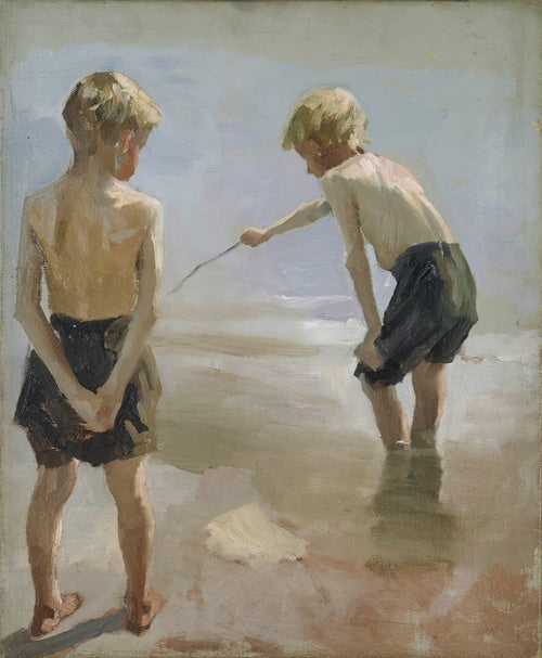 Study for the Boys Playing on the Shore (1884)